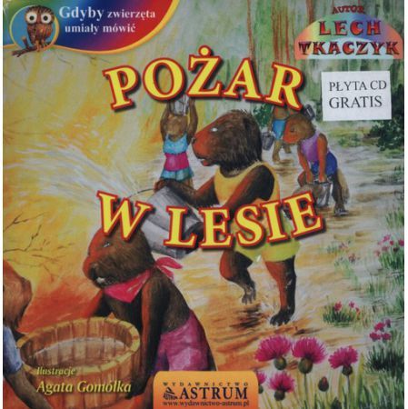 Pożar w lesie + CD