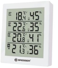 фото Метеостанція Bresser Temeo Hygro Quadro White (7000020GYE000)
