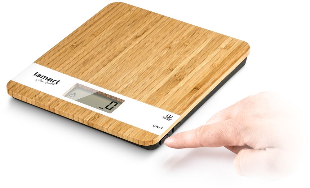 фото Ваги кухонні електронні Lamart Bamboo (LT7024)