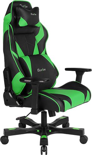 Fotel Clutch Chairz Gear Series Bravo zielony (GRB66BG)