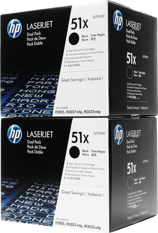 Toner HP 51XD Black Oryginał  (Q7551XD)