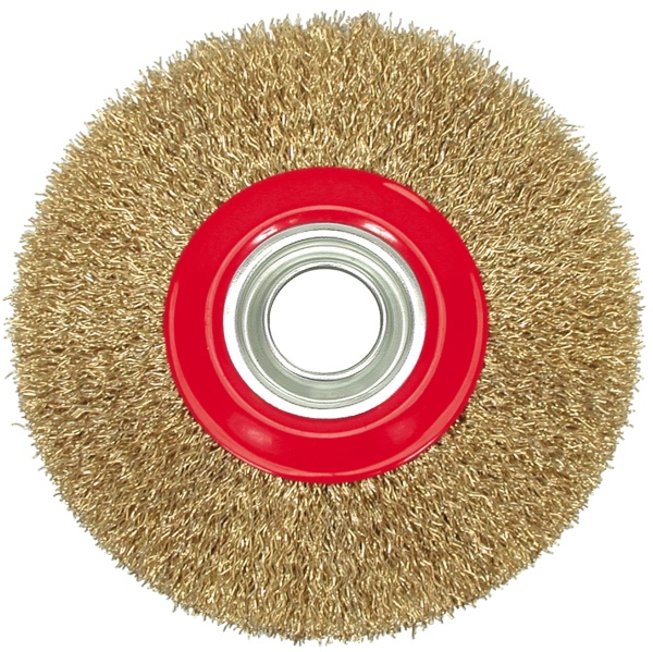Vorel Szczotka tarczowa drut karbowany 125x10mm 06978