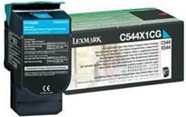 Toner Lexmark 0C544X1CG Cyan Oryginał  (C544X1CG)