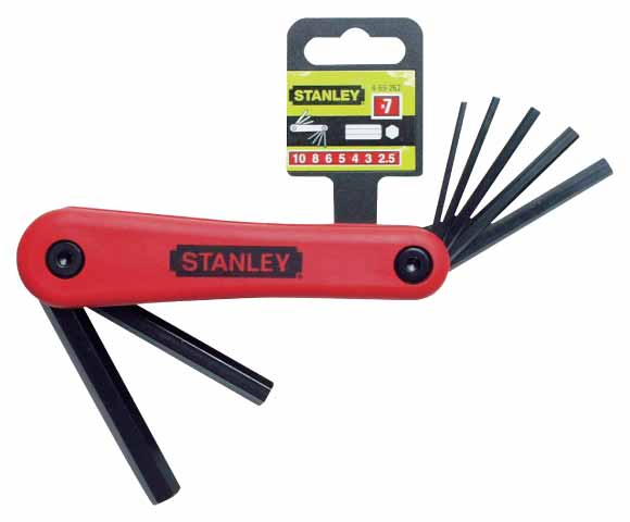 Stanley Zestaw kluczy imbusowych hex wielofunkcyjne 1,5-6mm 7szt. (69-262)