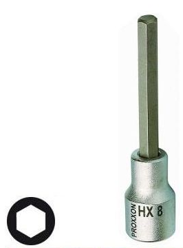 Proxxon Nasadka trzpieniowa imbusowa hex 1/2" H6 x 100mm długa (PR23475)