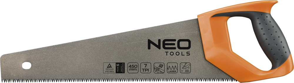 Neo Piła płatnica 450mm 7 TPI 41-016