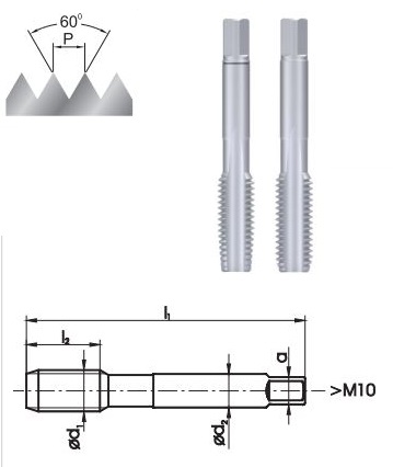 Fanar Gwintownik ręczny M20x1 2szt. (A1-220001-0203)