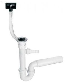 Syfon McAlpine Syfon rurowy pojedynczy 1,5" (HC7HC17PR)