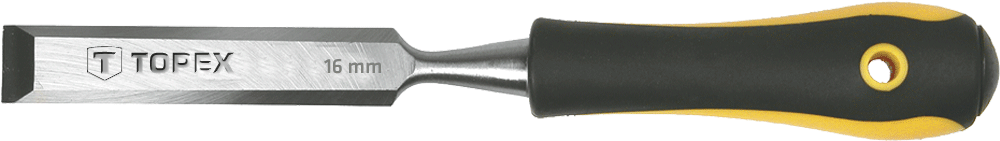 Topex Dłuto 14mm CrV dwumateriałowy uchwyt - 09A414
