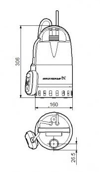 фото Занурювальний дренажний насос Grundfos Unilift CC5-A1 (96280966)