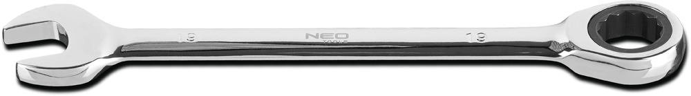 Neo Klucz płasko-oczkowy z grzechotką 13mm (09-065)