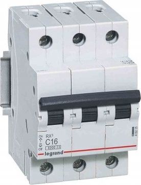 Legrand Wyłącznik nadprądowy Rx3 3P C 25A 6000A - 419237