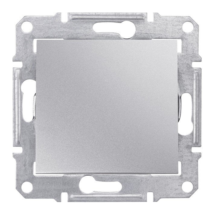 Schneider Electric Przycisk jednobiegunowy Sedna 1Z aluminium SDN0700160
