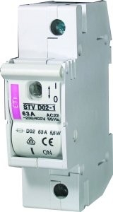 Eti-Polam Rozłącznik bezpiecznikowy STV D02 1P 63A - 002271001
