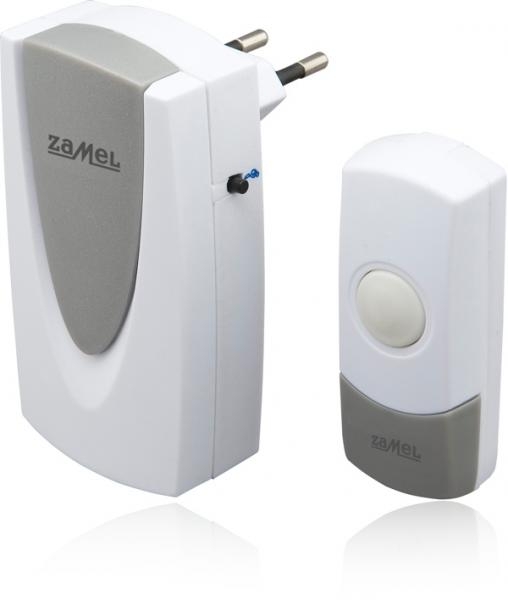 Zamel Dzwonek bezprzewodowy FOXTROT 230V 80dB zasięg 60m - ST-925