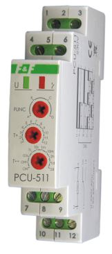 F&F Przekaźnik czasowy uniwersalny 12-264V 8A - PCU-511 UNI