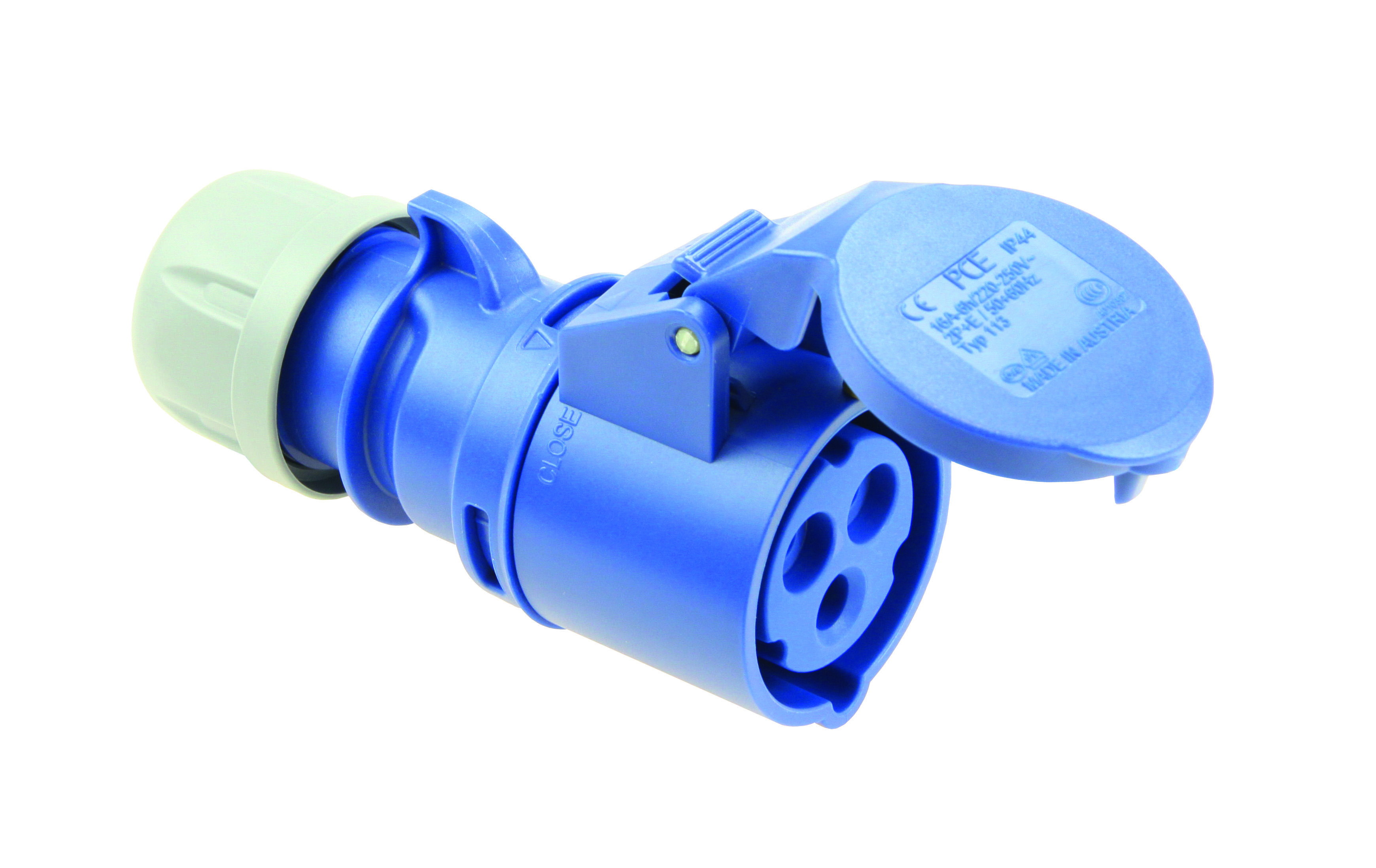 PCE Gniazdo przenośne Shark 32A 230V 2P+Z IP44 223-6