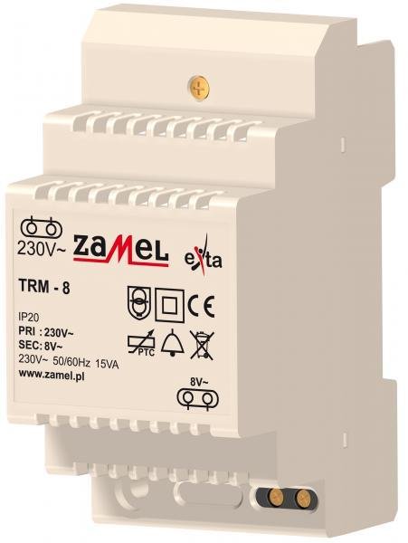 Zamel Transformator dzwonkowy 230/8V AC 15VA TRM-8