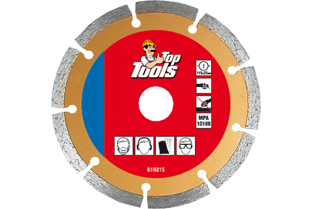 Top Tools Tarcza diamentowa 125x2x22,2mm segmentowana - 61H325