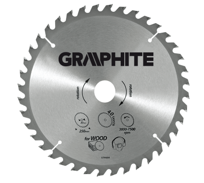 Graphite Tarcza do pilarki widiowa 400x30mm 40 zębów - 55H608