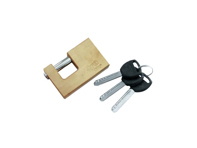 Modeco Kłódka mosiężna EXTRA LOCK trzpieniowa 75mm MN-02-475
