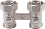 Honeywell Zawór podwójny odcinający do grzejników kompaktowych uszczelnienie stożkowe 3/4" - V2495DX020