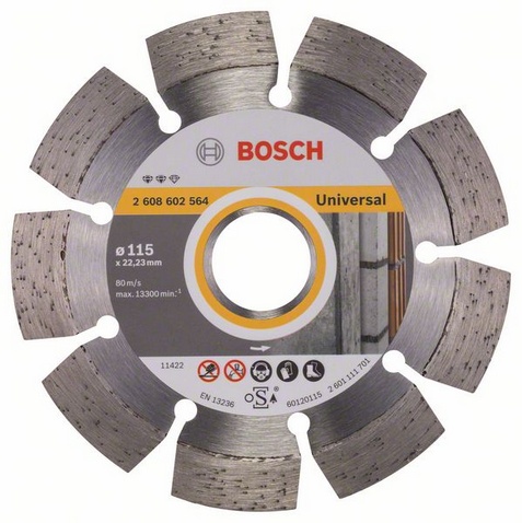 Bosch Tarcza tnąca diamentowa Expert for Universal 115 x 22mm - 2608602564