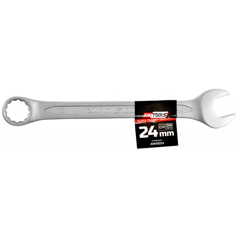 AWTools Klucz płasko-oczkowy 24mm (AW40024)