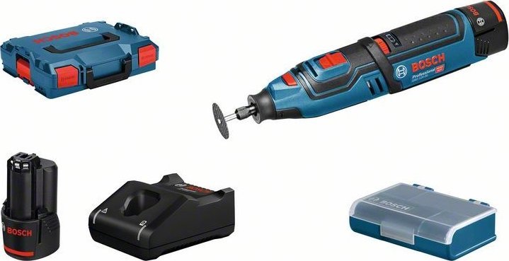 Bosch Narzędzie wielofunkcyjne GRO 12V-35 + 2 x akumulator 2 Ah (06019C5001)