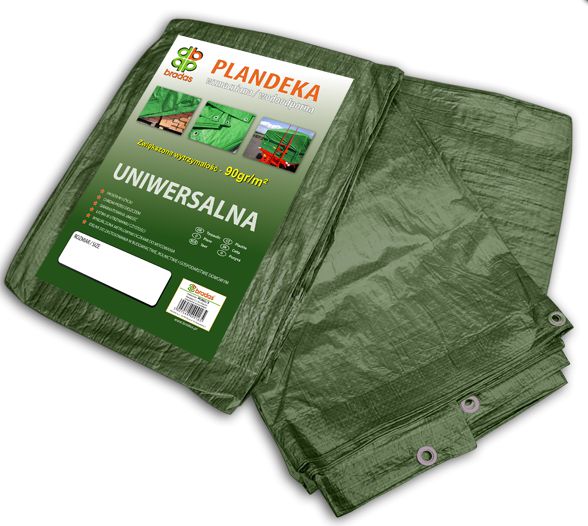 Plandeka Bradas 1000 cm  x 1200 cm 90 g/m2