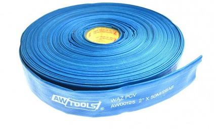 AWTools Wąż do wody PCV 2" x 100m niebieski (AW00126)