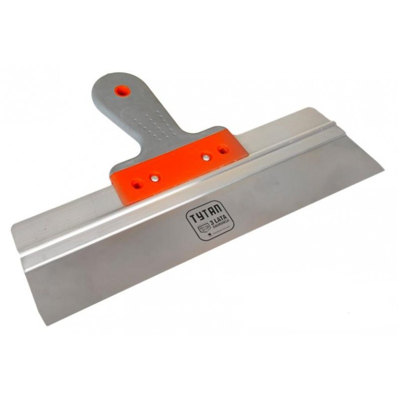 AWTools Szpachla nierdzewna fasadowa z uchwytem gumowym 60 x 450mm (AW30261)