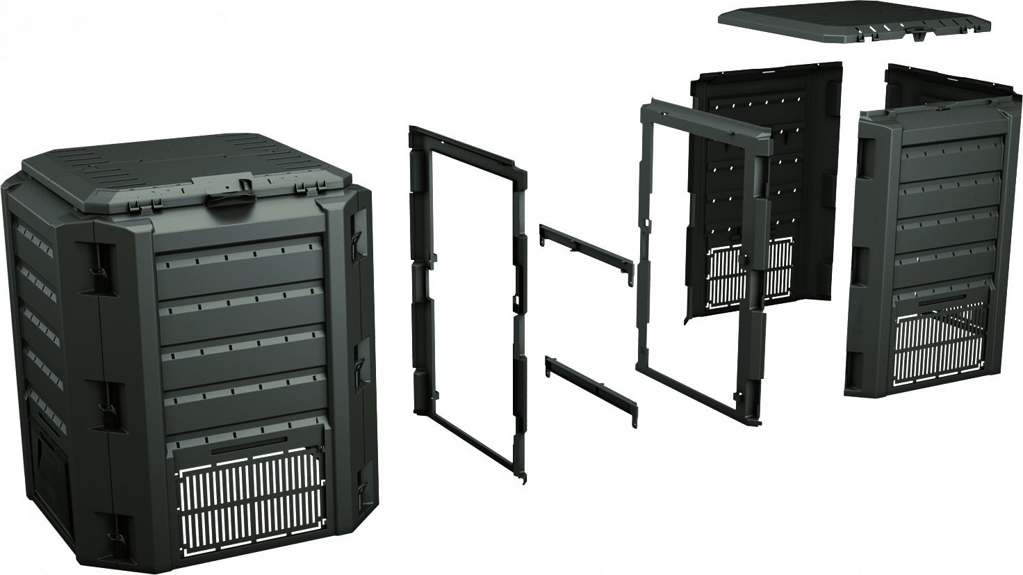 фото Компостер Prosperplast CompoGreen Black 800L (IKSM800C)