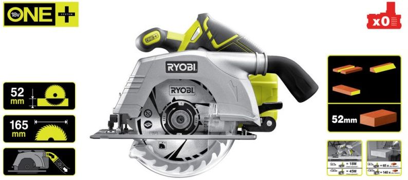 фото Монтажна пилка Ryobi R18CS-0