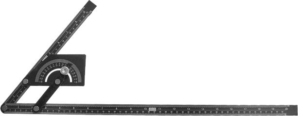 KTW Euro Kątomierz nastawny 230 x 500mm 180° (DR-4375)