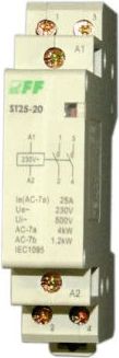 F&F Stycznik modułowy 25A 2Z 2R 230V AC ST25-22 - ST25-22