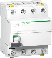 Schneider Wyłącznik różnicowoprądowy iID-40-4-100-AC 40A 4-biegunowy 100mA typ AC (A9Z12440)
