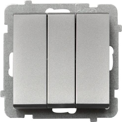 Ospel Łącznik potrójny Sonata 10AX IP20 srebro mat (ŁP-13R/m/38)