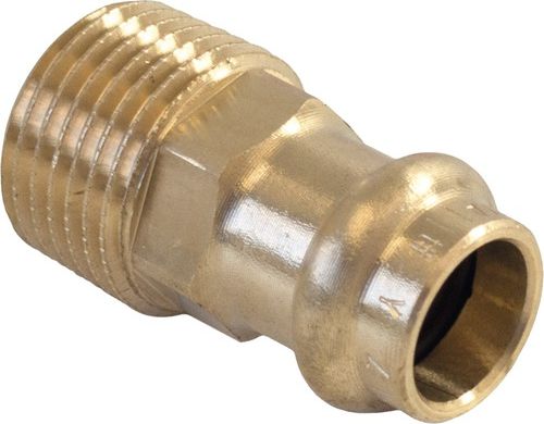 Viega Złączka przejściowa 22mm x 1/2" brąz (297 961)