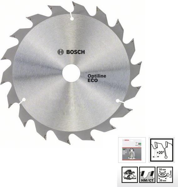 Bosch Piła zębata ECO Optiline Wood 190 x 30mm 48z (2608644377)