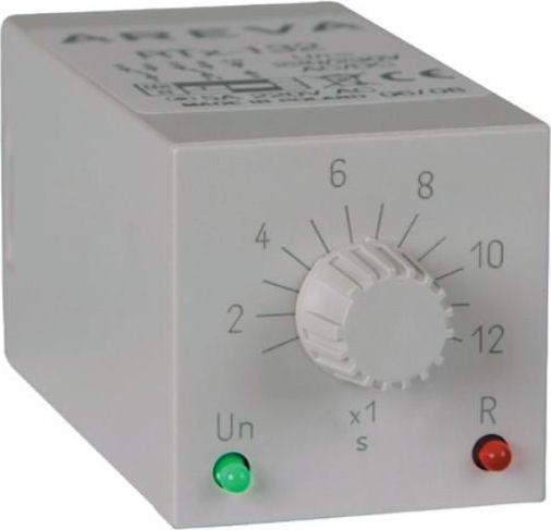 Schneider Electric Przekaźnik czasowy 2P 5A 1-12min 220-230V AC/DC załączanie na nastawiony czas RTX-133 220/230 12MIN (2000654)