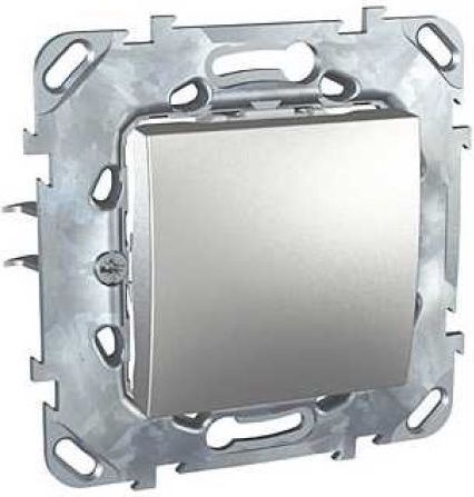 Schneider Electric Unica Łącznik 1-biegunowy aluminium 1-biegunowy (MGU50.201.30Z)