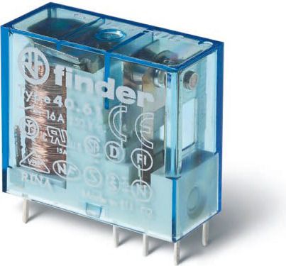 Finder Przekaźnik miniaturowy 1P 16A 24V DC styk AgSnO2 (40.61.9.024.4000)
