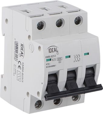 Kanlux Wyłącznik nadprądowy 3P B 6A AC (23171)