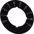 Siemens SIRIUS ACT Etykieta do potencjometru 0 do 9 (3SU1900-0BG16-0RT0)