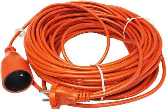 AWTools Przedłużacz ogrodowy jednogniazdowy bez uziemienia 2 x 1mm 10A 20m (AW70202)