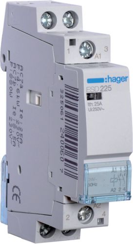 Hager Stycznik modułowy 25A 2Z 0R 24V AC (ESD225)