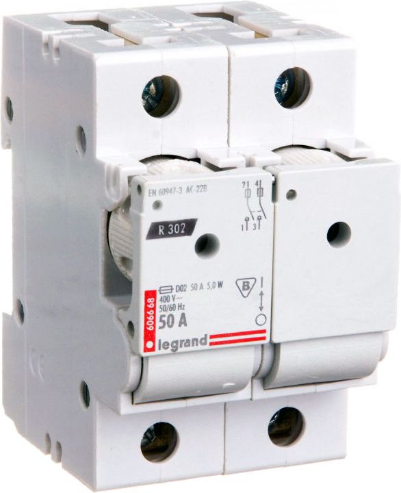 Legrand Rozłącznik bezpiecznikowy 2P 25A D02 R302 (606666)