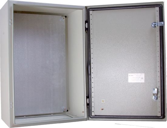 Ergom Obudowa metalowa z płytą montażową IP65 szara 60 x 40 x 22cm (R30RS-01011100900)