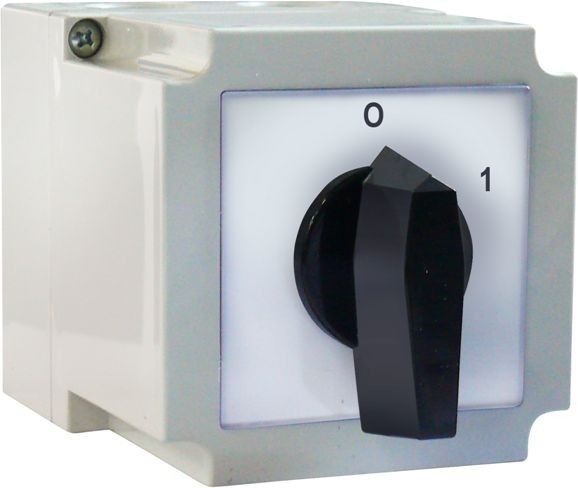 Apator Łącznik krzywkowy 0-1 2P 25A w obudowie 4G25-91-PK (63-840395-031)